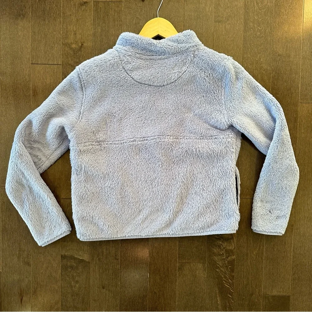 Vineyard Vines Girls Fleece 1/2 Zip Pullover Purple Cold Weather Comfort ‎ XL